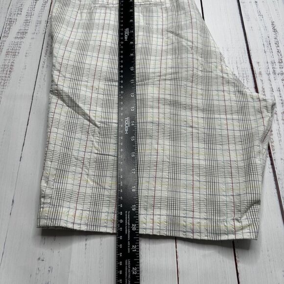 Tommy Bahama RELAX Men's White & Black Plaid Linen Shorts Size 34 100% Cotton - Picture 7 of 11